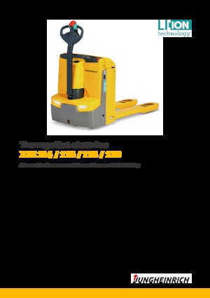 Transpalette ellectr. timon des piétons à partir du sol Jungheinrich EJE 114