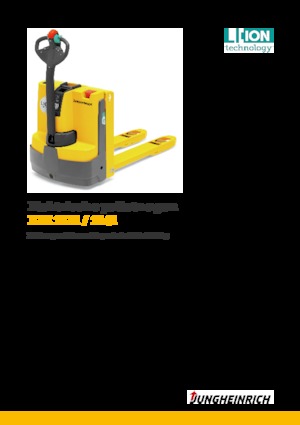 Transpalette ellectr. timon des piétons à partir du sol Jungheinrich EJE 114i