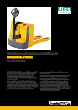 Transpalette ellectr. timon des piétons à partir du sol Jungheinrich EJE 120n