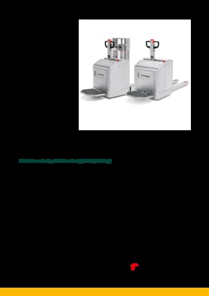 Transpalette ellectr. timon des piétons à partir du sol Jungheinrich EJE i25