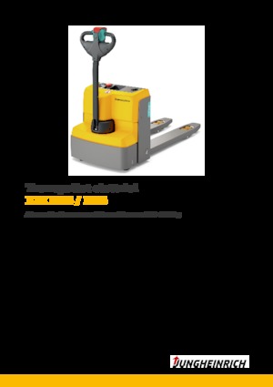 Transpalette ellectr. timon des piétons à partir du sol Jungheinrich EJE M15