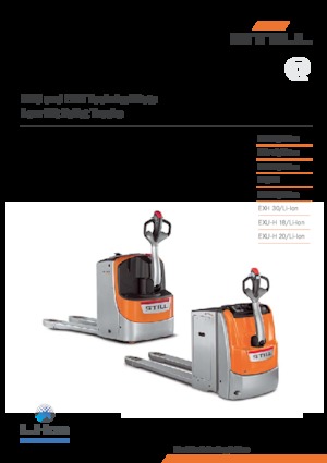 Transpalette ellectr. timon des piétons à partir du sol Still EXH 14