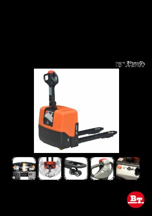 Transpalette ellectr. timon des piétons à partir du sol BT LWE 130