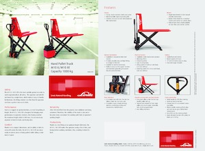 Transpalette ellectr. timon des piétons à partir du sol Linde M10X