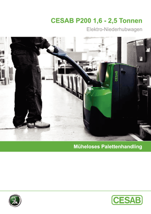 Transpalette ellectr. timon des piétons à partir du sol Cesab P 216