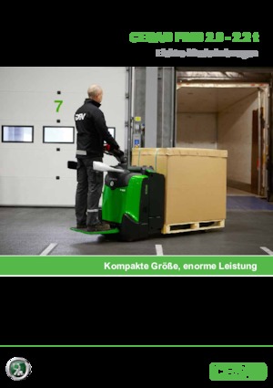 Transpalette ellectr. timon des piétons à partir du sol Cesab P 322