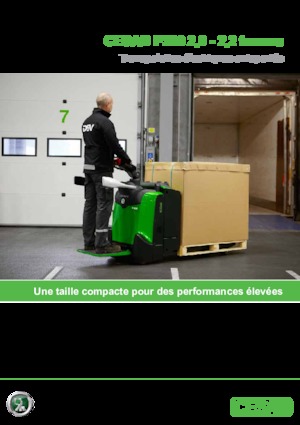 Transpalette ellectr. timon des piétons à partir du sol Cesab P 322