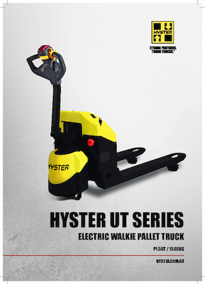 Transpalette ellectr. timon des piétons à partir du sol Hyster P1.5UT