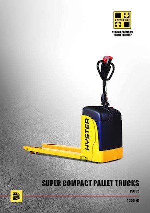 Transpalette ellectr. timon des piétons à partir du sol Hyster PSC 1.2 
