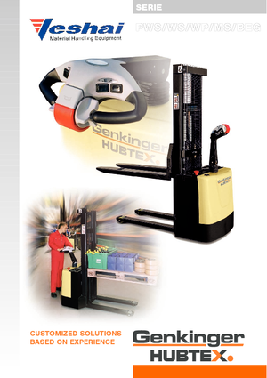 Transpalette ellectr. timon des piétons à partir du sol Genkinger VH-WS 12.5/25