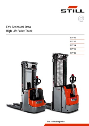 Gerbeurs à conducteur accompagnant Still EXV 14 C