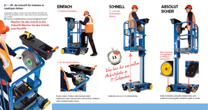 Nacelles à mât vertical unique Power Towers Pecolift