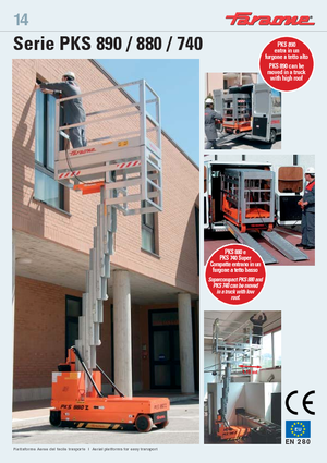 Nacelles à mât vertical unique Faraone PKS 740