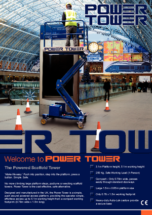 Nacelles à mât vertical unique Power Towers Power Tower