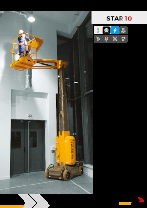 Nacelles à mât vertical unique Haulotte Star 10