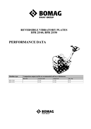 Plaques vibrantes réversibles Bomag BPR 25/40