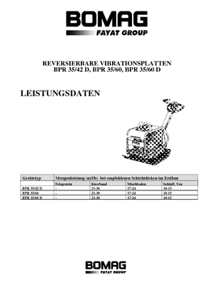 Plaques vibrantes réversibles Bomag BPR 35/60