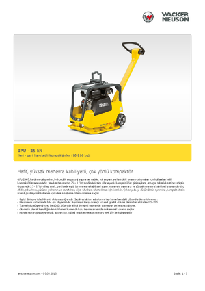 Plaques vibrantes réversibles Wacker BPU 2540 A