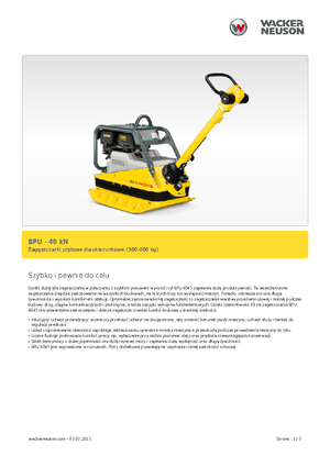 Plaques vibrantes réversibles Wacker Neuson BPU 4045 A