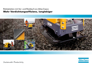 Plaques vibrantes réversibles Atlas Copco LG 300