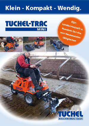 Véhicules communaux multi-usages à essence Tuchel Mini H8