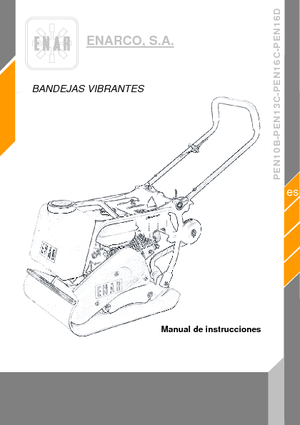Plaques vibrantes unidirectionnelles Enar PEN 13 C