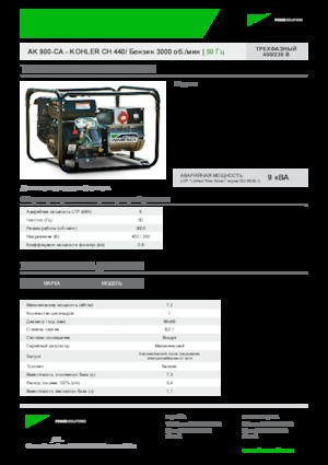Groupes électrogènes à essence INMESOL AK 900-CA