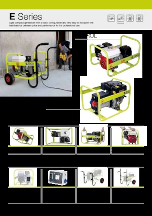 Groupes électrogènes à essence PRAMAC Lifter E 8000