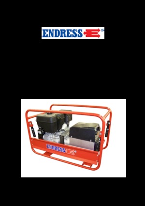 Groupes électrogènes à essence Endress ESE 1006 SDHS-DC ES / 30-300 A