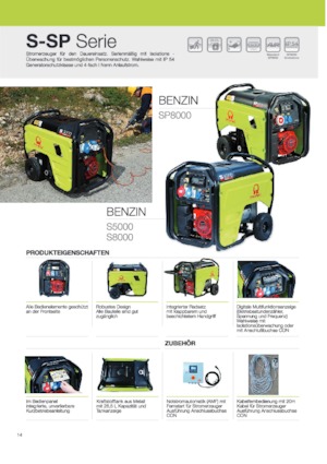 Groupes électrogènes à essence PRAMAC Lifter SP 8000