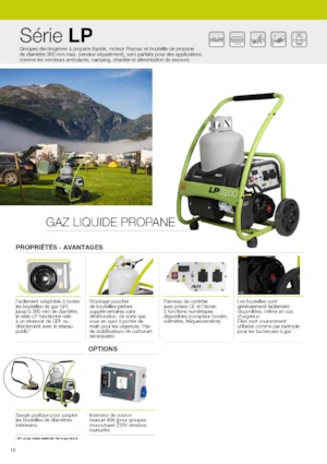 Groupes électrogènes à essence PRAMAC Lifter SP 8000