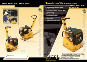 Plaques vibrantes réversibles Shatal RP 2412-50