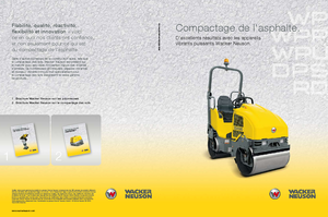 Plaques vibrantes unidirectionnelles Wacker Neuson WP1540A