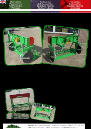 Récolteuses Basrijs Plantslifter BRS/E135