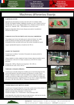 Machines à planter Basrijs Accord planter single with 2 small rollers