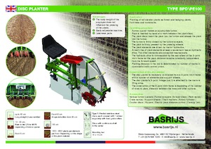 Machines à planter Basrijs Deep planter for one bed