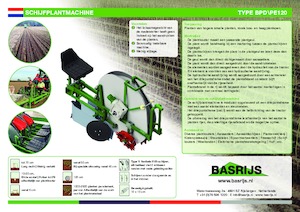 Machines à planter Basrijs Deep planter for one bed