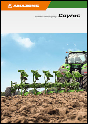 Charrue Amazone Cayros XS 6-850 VS