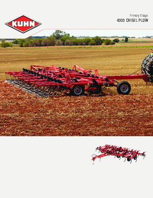 Herse à disques en zinc Kuhn Krause 4000-33