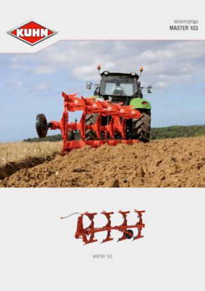 Charrue Kuhn Master 103 3E
