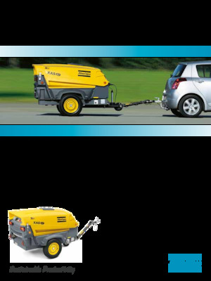 Compresseurs d'air portable - Gasoil, Electrique, Essence Atlas Copco XAS 67 Dd