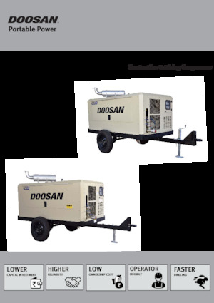 Compresseurs d'air portable - Gasoil, Electrique, Essence Doosan CLA400