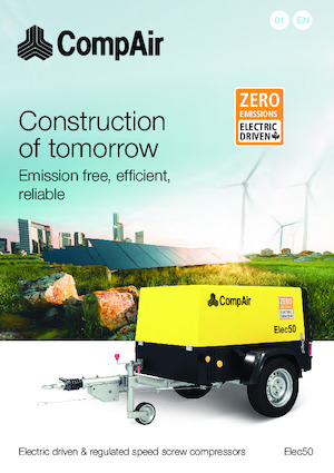 Compresseurs d'air portable - Gasoil, Electrique, Essence CompAir Elec50 