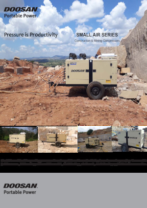 Compresseurs d'air portable - Gasoil, Electrique, Essence Doosan P250