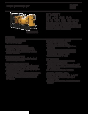 Groupes électrogènes à diesel Caterpillar C18-660