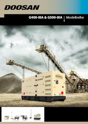 Groupes électrogènes à diesel Doosan G500-IIIA  