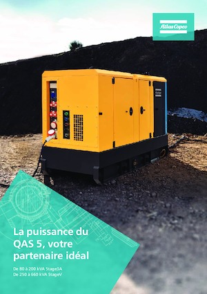 Groupes électrogènes à diesel Atlas Copco QAS 5 80