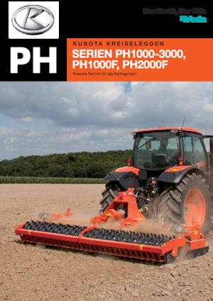Herses rotatives Kubota PH2450F 