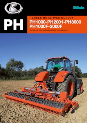 Herses rotatives Kubota PH3450F