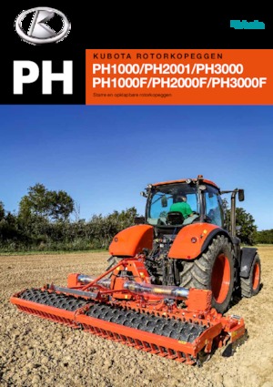 Herses rotatives Kubota PH3450F